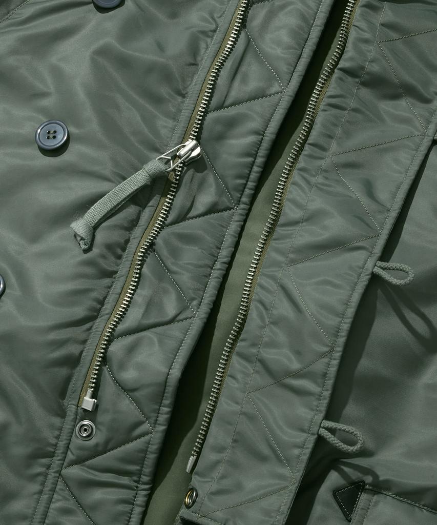 Outstanding N3B Flight Parka(Wool Insulation)_Sage Green