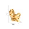 Resin Crafts Abstract Portrait Sculpture Couple Gold Head Ornament Wedding Gifts Resin Decorative Figurines Home Decoration