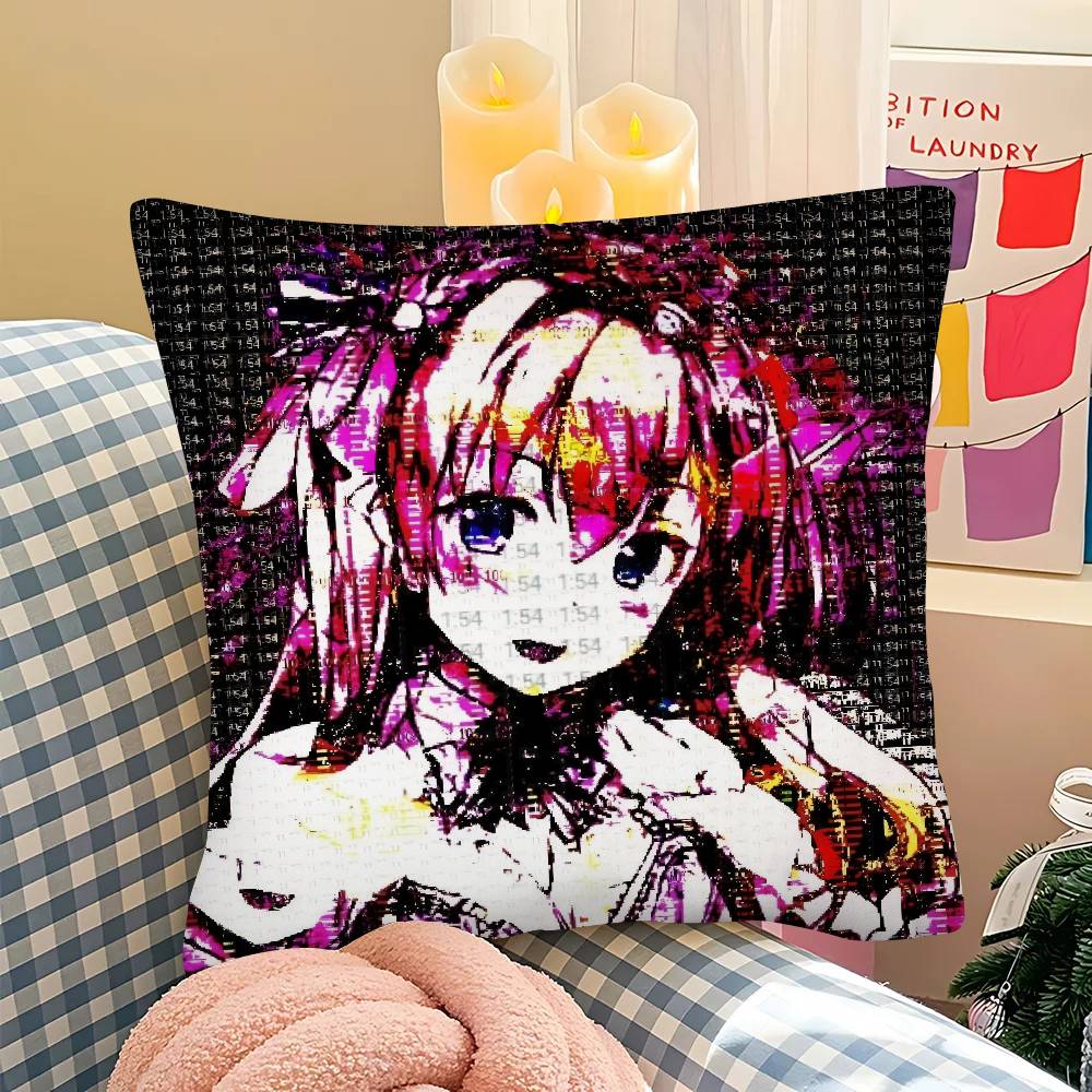 

pc Goreshit Pillow Case Fashion Square Pillowcase Bedroom Sofa Room Ins Decoration Leisure 40x40 cm