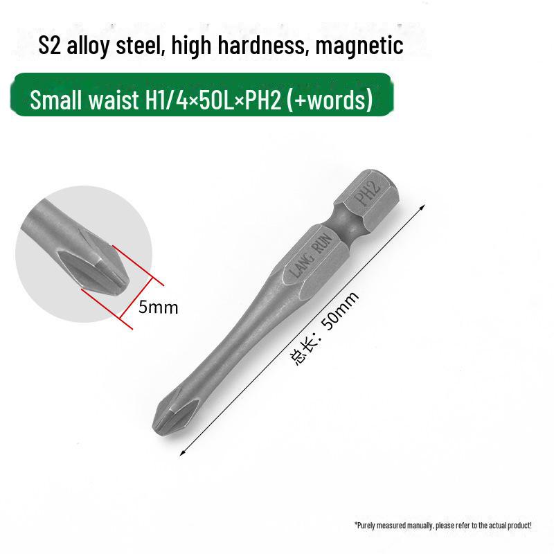 Taiwan S2 Steel Hardened Hexagonal Screwdriver Bit, Phosphate Gray Finish