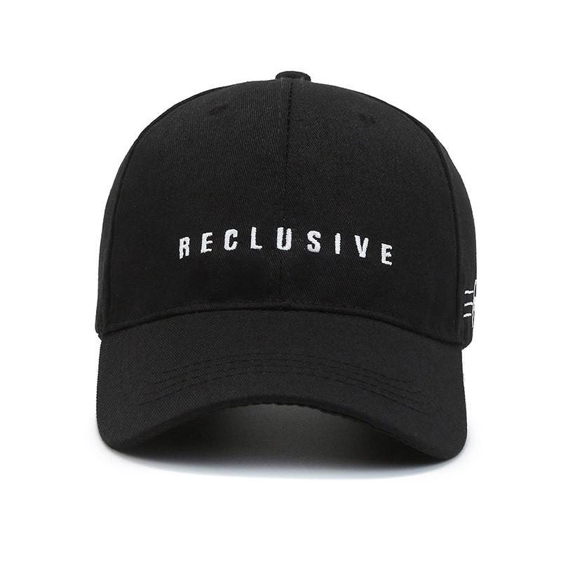 Reclusive Letters Embroidery Hats Women Spring Couple Go Out Protection Sun