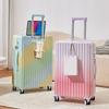 Women's 20" Carry-On Suitcase, Gradient Color, Japanese & Korean Style, 26" Trolley with Combination Lock for Travel