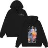 Horký výprodej Oblečení Rapper Khali Laïla Grafická mikina s kapucí Pánská Dámská Hip Hopová Móda Popová Hudba Mikina s kapucí Vintage Zimní Mikiny