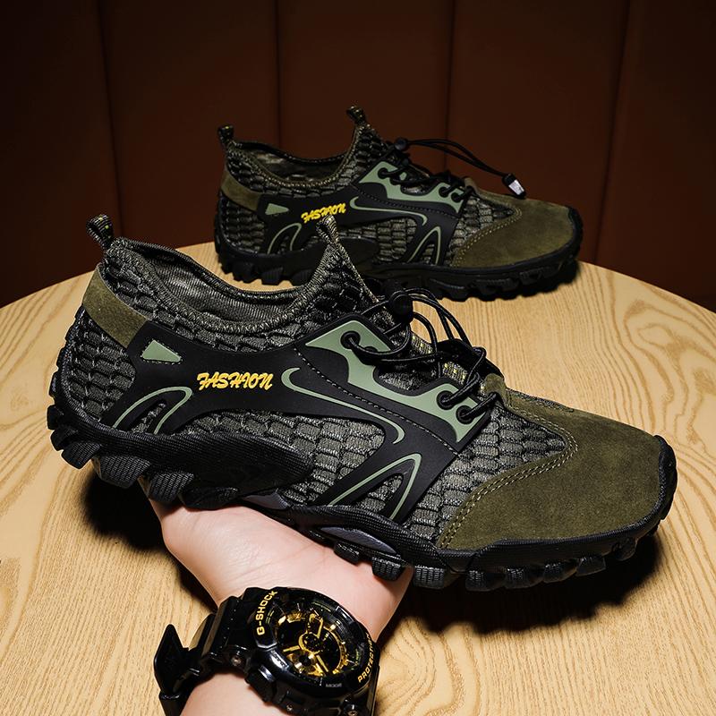 

38–50 Мужская обувь большого размера, сетчатая обувь для дайвинга, пляжная обувь