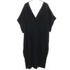 French Sleeve Layered Type Knit 38 Black Women Used