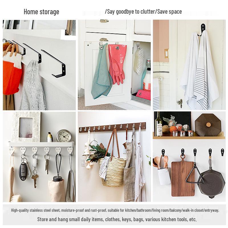Stainless Steel Mini Single Coat Hook for Home, Hotel, Bathroom, Entryway, and Toilet - Ideal for Clothes and Hats