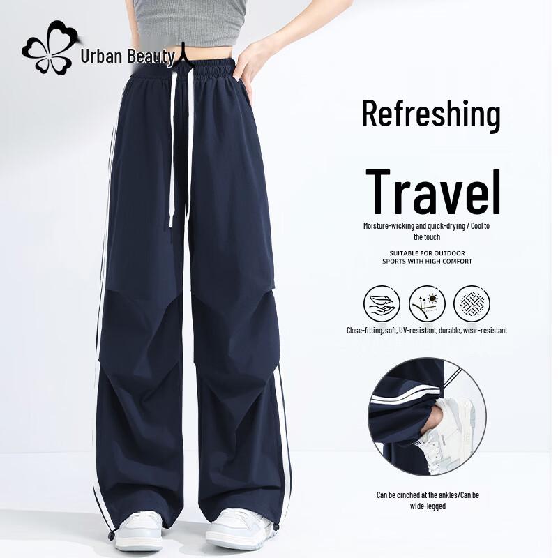 Women's 2026 Summer Quick-Dry Outdoor Wide-Leg Cargo Pants