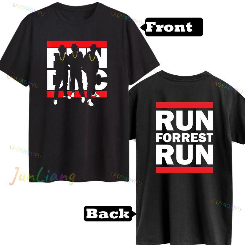 RUN DMC Hip Hop Rock Shirt Fans gift unisex casual Fashion top Harajuku Y2K Street Top