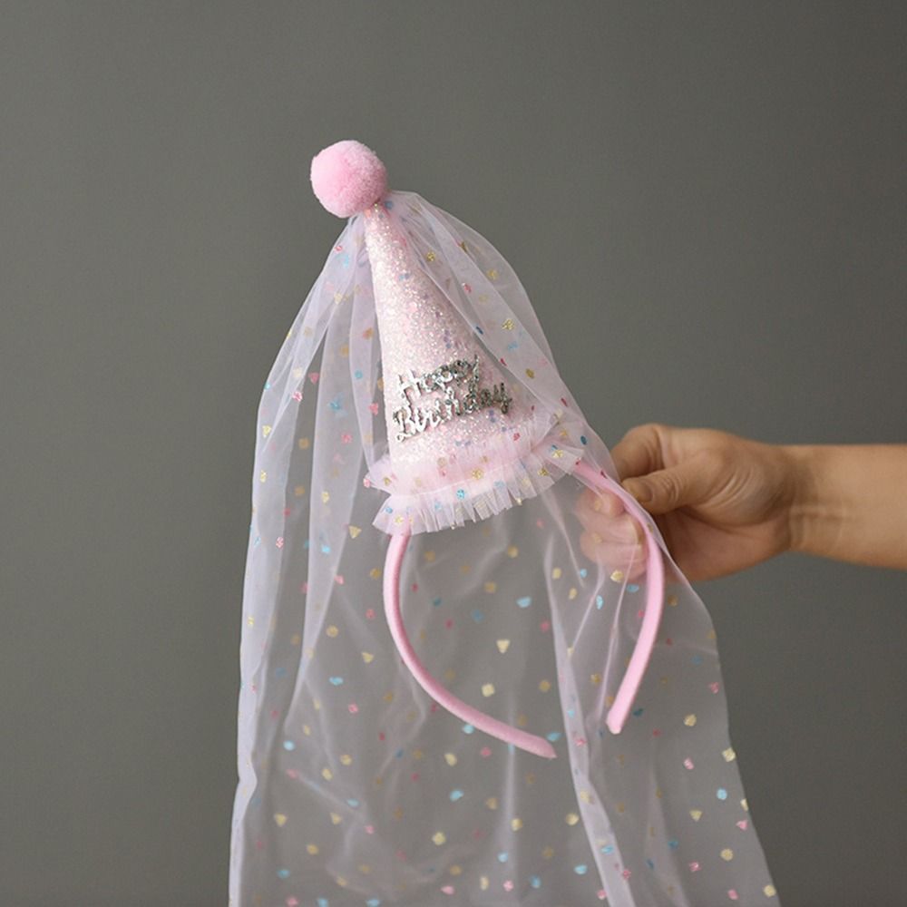 Happy Birthday Hair Decor Hair Accessories Korean Style Headband Girls Hair Hoop Birthday Hairband