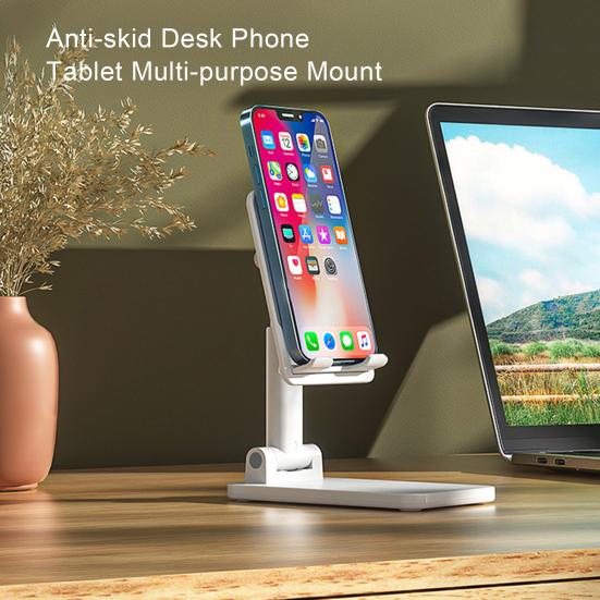 Lazy Phone Bracket Height Capacity Angle Adjustment Foldable Stable Support Liftable Strong Carrying Lazy Phone Bracket