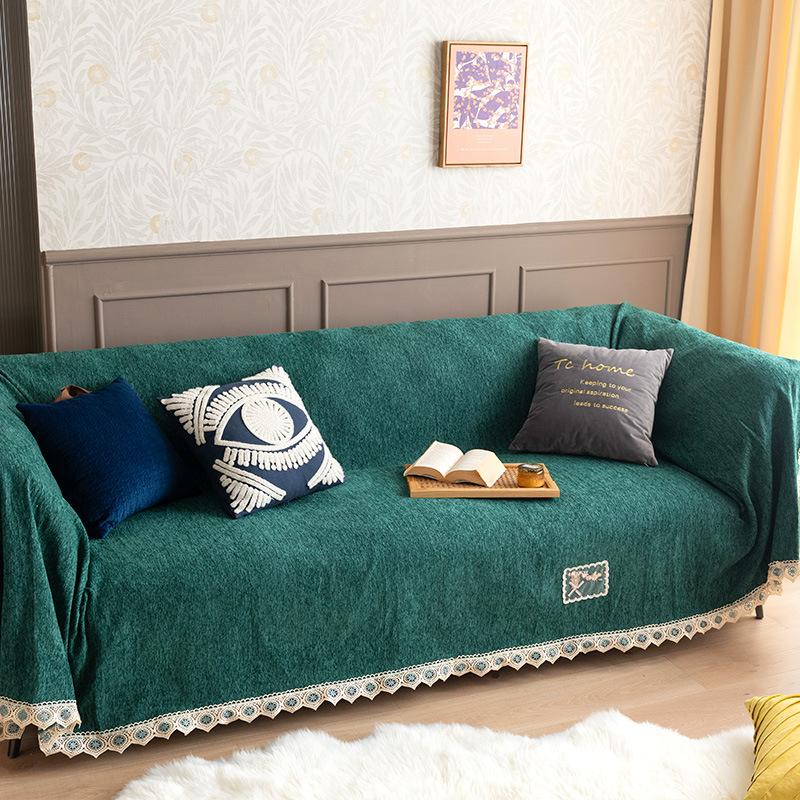 Leichter Luxus Chenille Sofa Handtuch All-inclusive Vollbezug Sofabezug Stoff Sofabezug