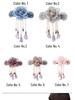 Acrylic Butterfly Tassel Hair Clip - Retro Flower Top & Ponytail Spring Clip