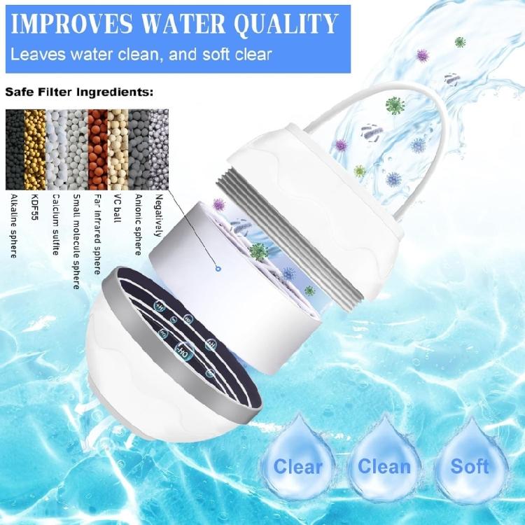 Portable Shower Tub Filter Plastic Bathtub Water Filter Efficient Hanging Tub Faucet Filter for Shower, Bathtub Faucet
