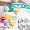 2025 Trend 45Mm Rotary Cutter For Fabric Rolling Fabric Cutter Crochet Edge Skip Blade Perforating With 8Pcs Rotary Blades 1Set
