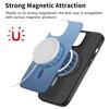 Custodia posteriore in pelle per iPhone 16e Compatibile con MagSafe Cover per telefono con tocco vellutato