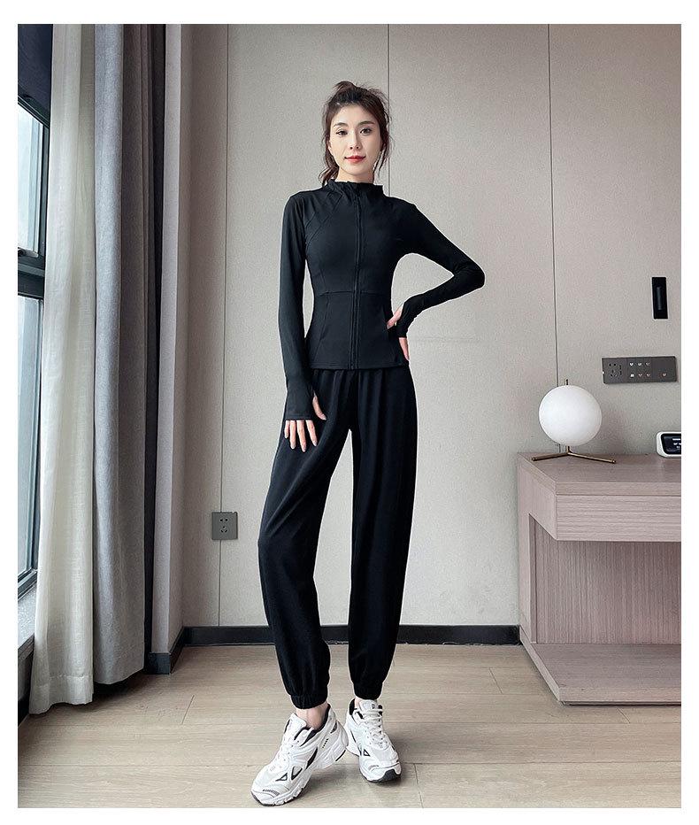 2024 Women's High-End Yoga & Pilates Set: Quick-Dry Sports Jacket and Pants