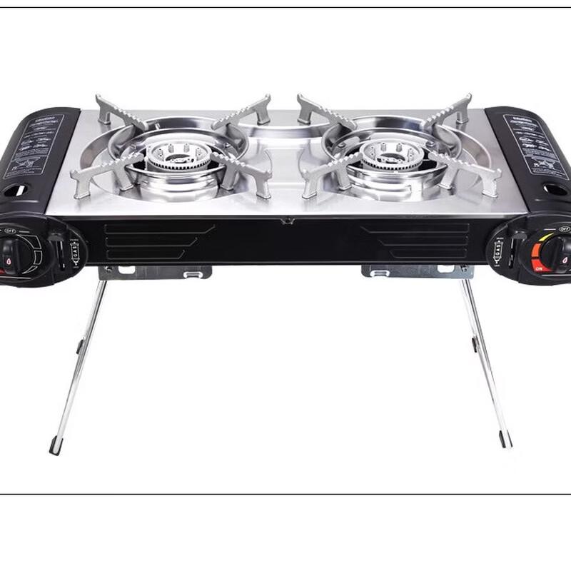 Zhi Shi Portable Double Burner Gas Cassette Stove