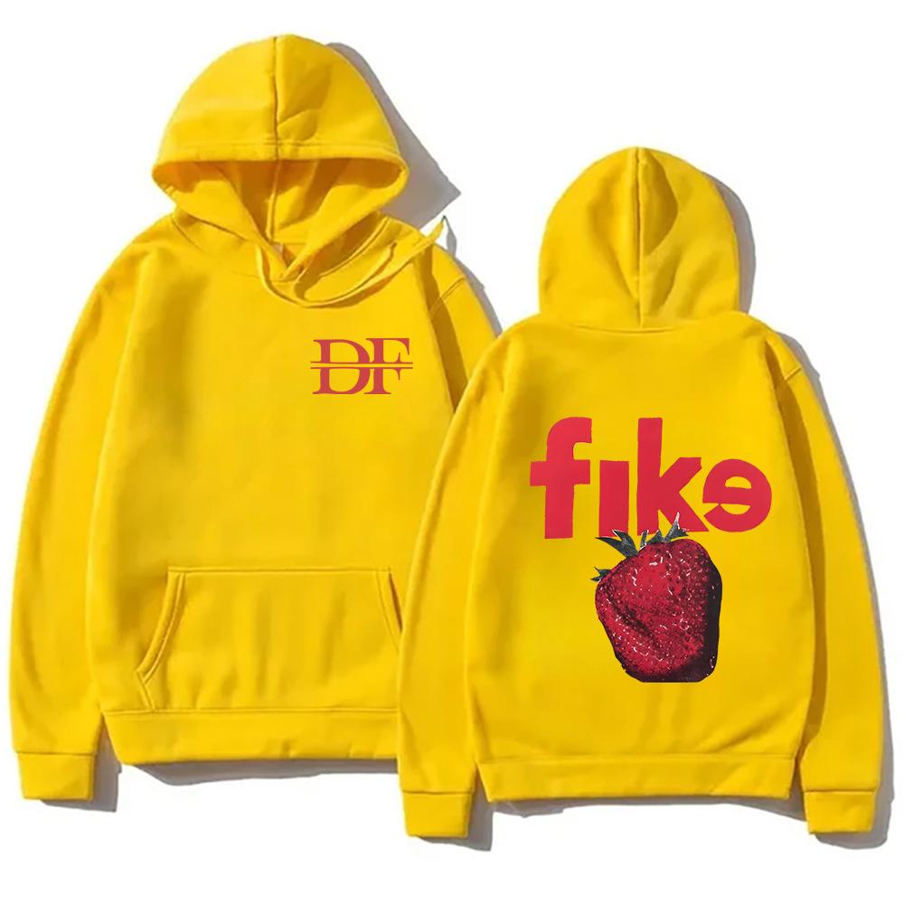 Dominic Fike Strawberry Hoodie Unisex Hiphop Style Sweatshirts  Artist Band Casual Clothes  Alternative Music Concert Tour Hoody