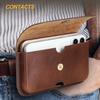 Black Angel Italian Leather Waist Pack for 6.9-inch Phones