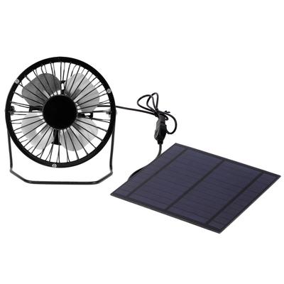 5W Mini Zonnepaneel met Draagbare Koelventilator Fotovoltaïsch Zonnepaneel Set voor Kas
