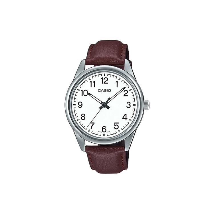CASIO Men Standard Series White Watch MTP-V005L-7B4 MTP-V005L-7B4 Silver Watch Case