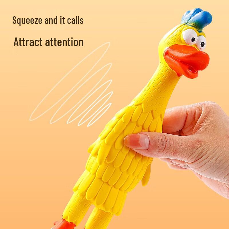 Petlimit Squeaky Chicken Dog Toy