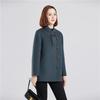 New Chinese Style Double-faced Wool Blend Coat