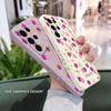 Purple Cherry Phone Case For Samsung Galaxy S25 S24 S23 S22 S21 S20 S10 S10E Ultra Plus FE Note 20 Ultra Plus Cover