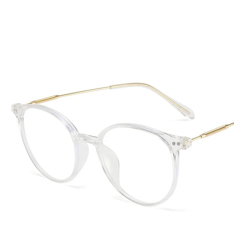 

Men And Women Round Anti Blue Glasses Computer Frame Optical Lenses New Arrival 1PC
