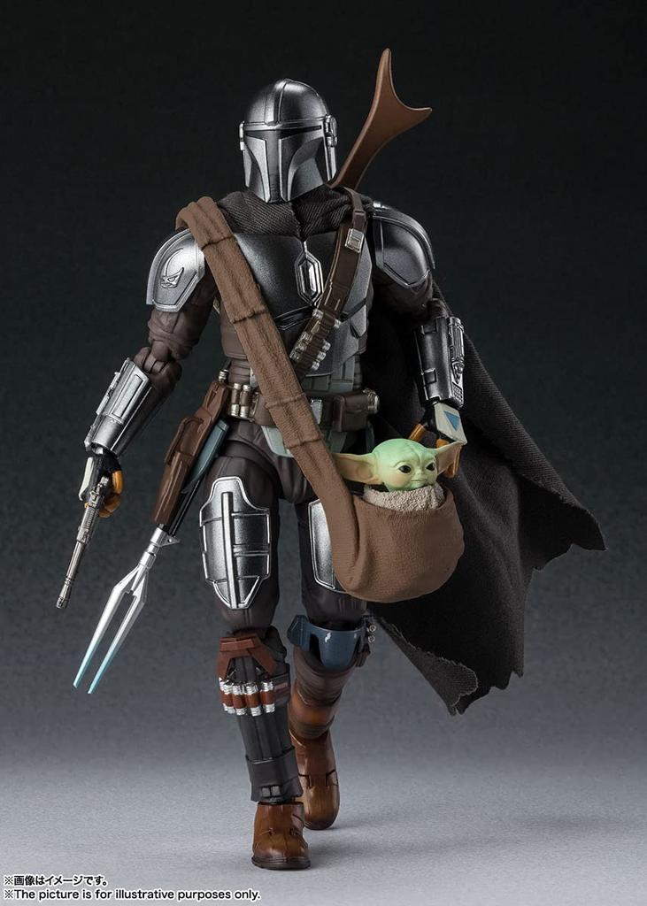 TAMASHII NATIONS Star The Mandalorian Mandalorian 150 mm bemalte bewegliche Figur SHFiguarts Wars (Din Djarin) Ca.. ABS & PVC & Stoff