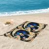Shadow The Hedgehog Beach Towel Soft Microfiber Quick Dry Absorbent Quick Towels For Pool