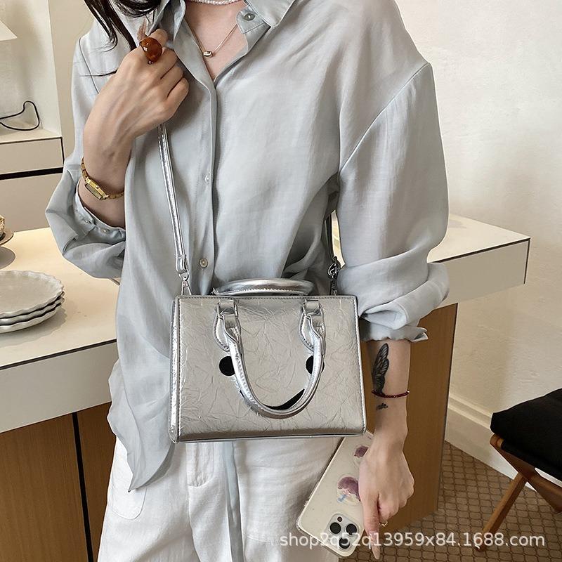 New fashionable trendy hand-to-hand crossbody bag, summer fresh women's small square bag
