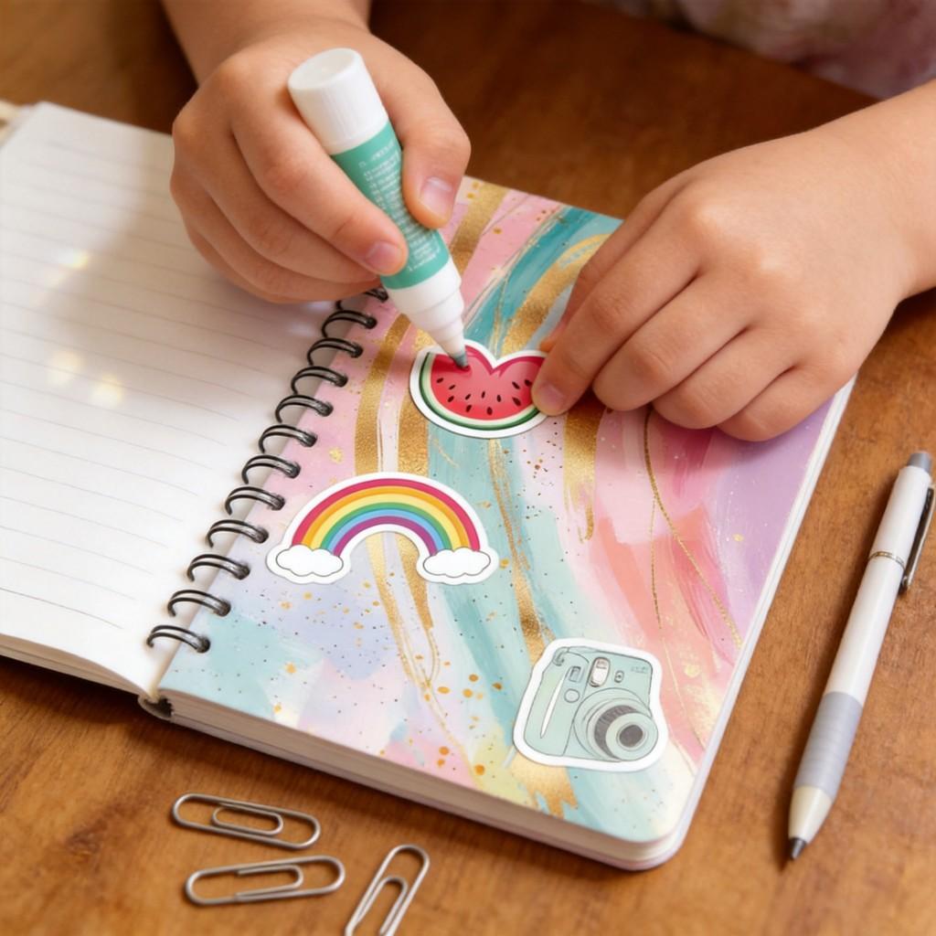 Diy Diary Set For Boys And Girls With Scrapbook Craft Supplies For Kids Age 4 Plus Gift Idea