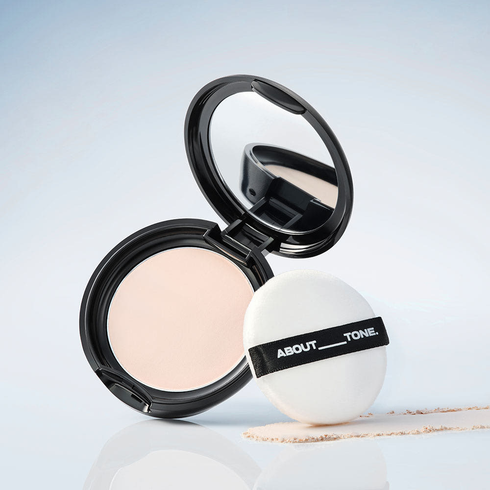 [ABOUT_TONE] Blur Powder Pact Lightweight Matte Setting Powder 9g