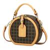 New Fashionable Small Round Bag Retro Handbag Commuter Temperament Shoulder Bag Slanted Versatile Niche Mobile Phone Bag