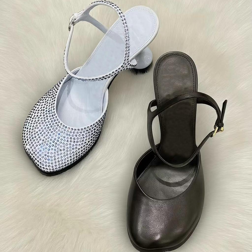 2025 Summer Design French Headband, Luxurious Sexy And Stunning High Heels Strapless Sandals For Women