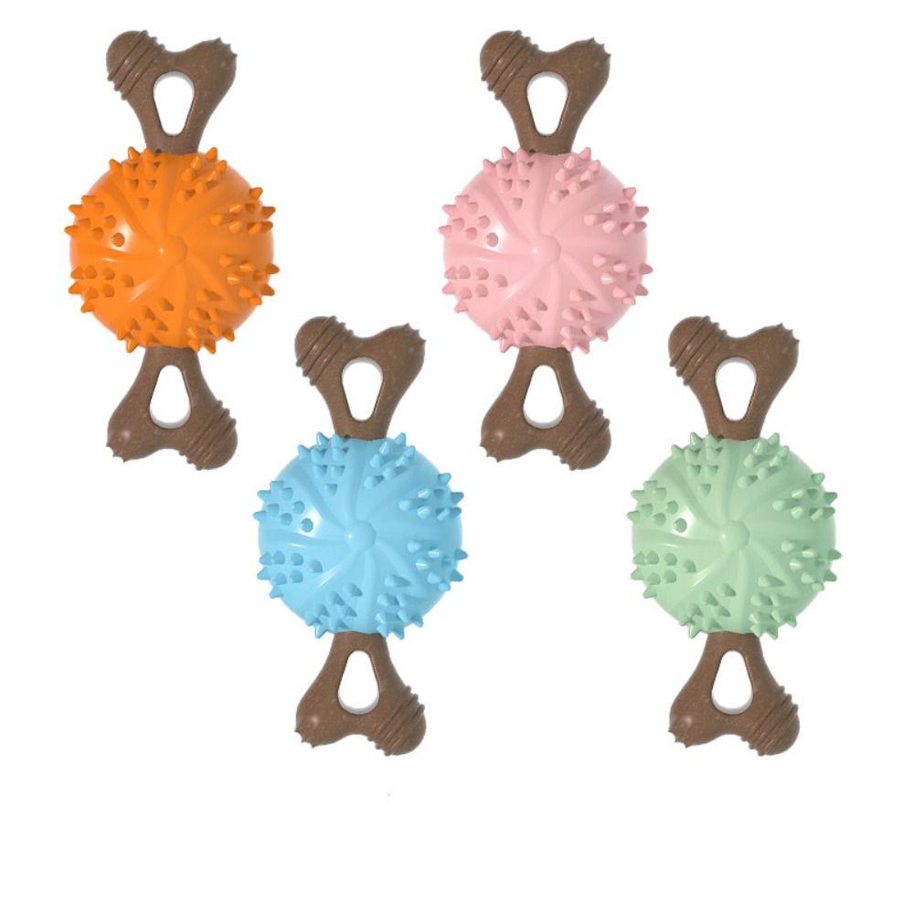 Haustierbedarf Beißfester Hunde-Beißring Weiches TPR Hunde-Kauspielzeug mit erhabenen Punkten Hunde-Zahnbürsten-Spielzeug Spielen