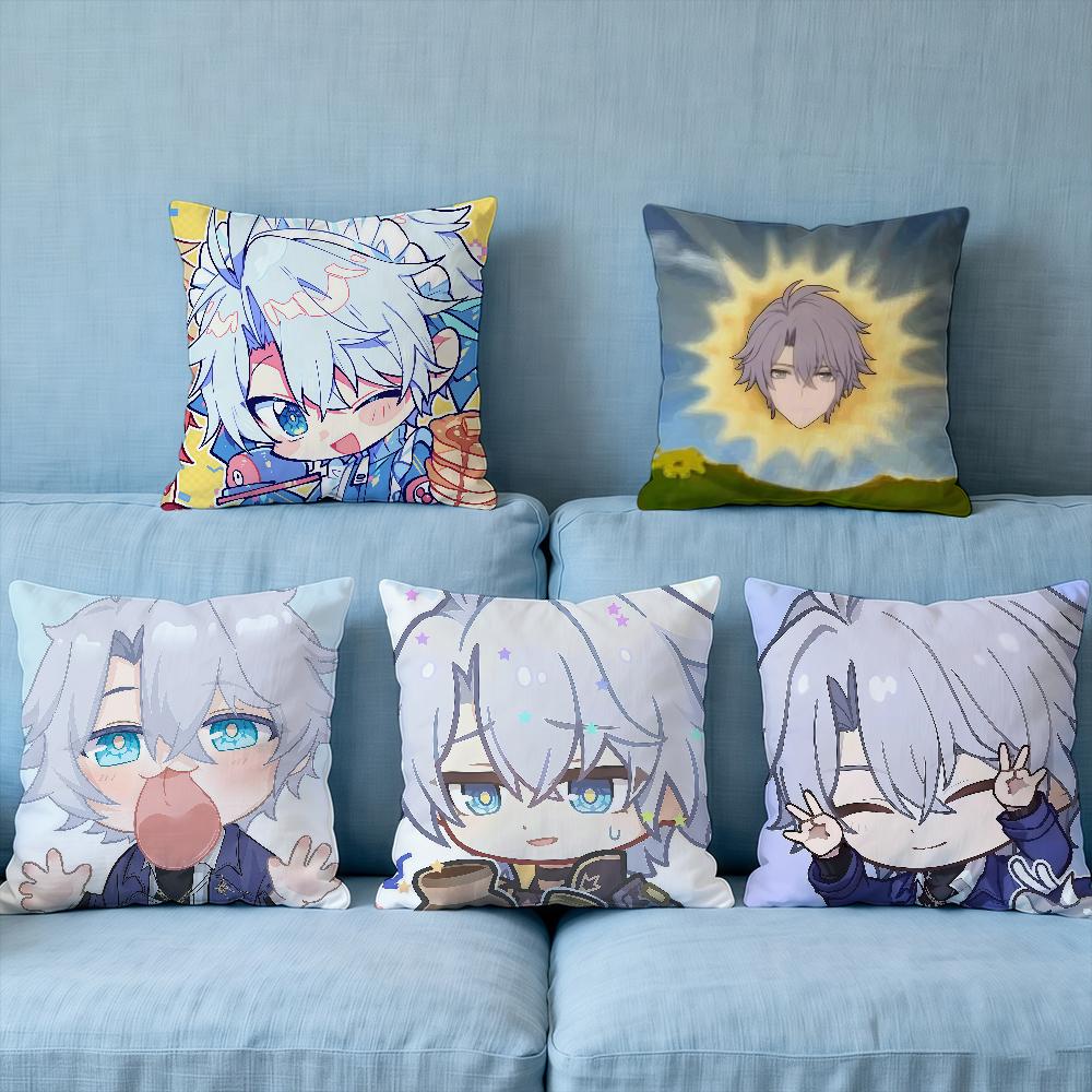 Cushion Cover Soft Case Sofa Living Honkai Phainon Room Home Comfortable Rail Office Decor Protective Star Pillow