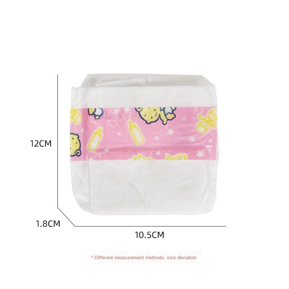 10 Pcs Reborn Dolls Baby Accessories Decorate Pretend Fake Clothes Toy Play House Diapers  Children