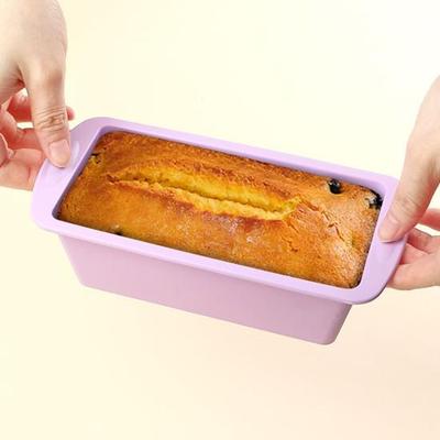 Tavă de pâine din silicon antiaderentă cu mânere, sigură pentru cuptor, antiaderentă, rezistentă la căldură, cu eliberare ușoară, tavă de copt pentru pâine