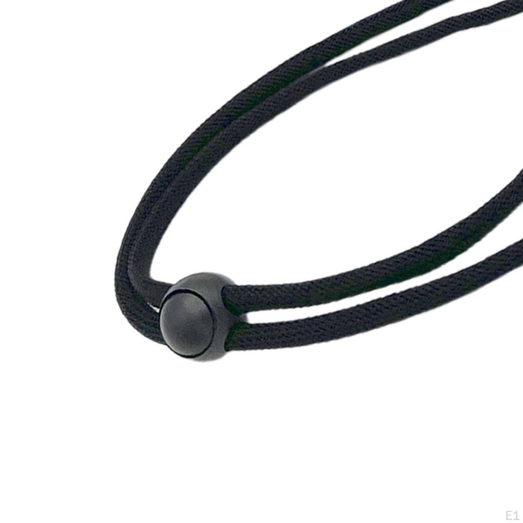 Hutband-Clips Kappe mit Kordelzügen Polyester Leinen-Clip Halter für Camping