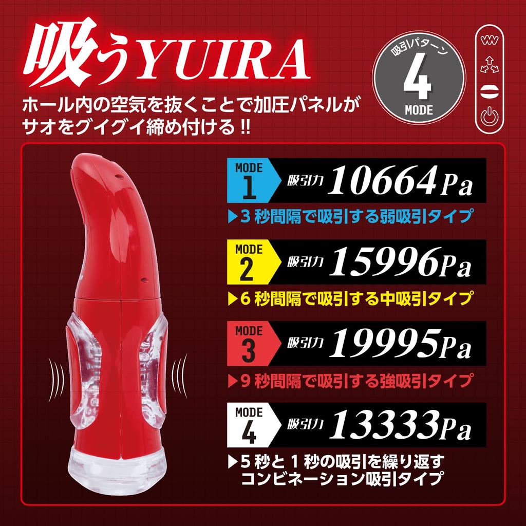 KMP YUIRA Impulse Repeat Type Electric Hole USB Charging RED 1 Piece