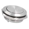 5Pcs Flat Top Button Switch Stainless Steel Waterproof Screw Terminal Power Accessories 0?220V