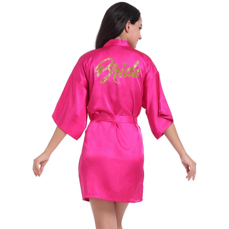 Women's Summer Thin Solid Robe Ladies Sleepwear Letters Print Kimono Lace Up Loungewear