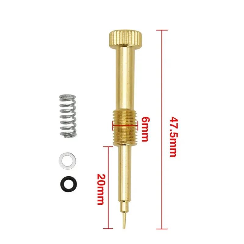 Air Adjustment Screw Carburetor Air Screw Adjustment Air Fuel Ratio Mixture Screw Screw Idle Motorcycle Parts High Quality