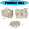  Modern Quilted Carry Bag Polyester Construction Multiple Section Storage For Daily Essential