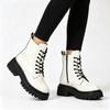 Women's British Retro Heel Short Boots for Casual Winter Wear