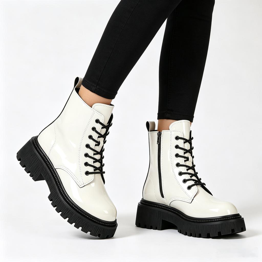 Women's British Retro Heel Short Boots for Casual Winter Wear