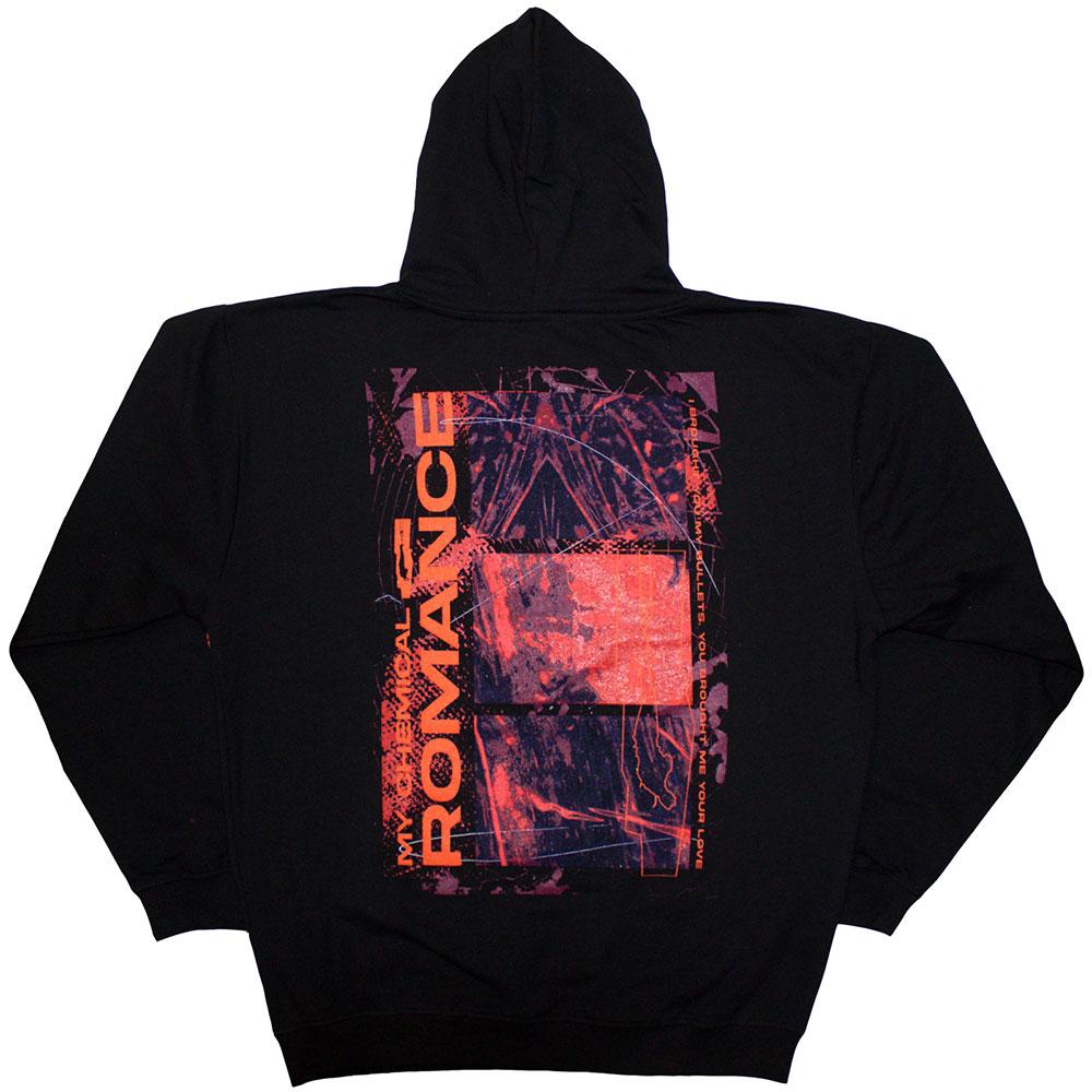 My Chemical Romance Unisex Adult Romance Bullets Back Print Hoodie