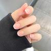 Classic Handmade French Manicure Stickers - Short, Simple, High-Quality Nails for Daily Wear, Gentle Elegance, and Weddings